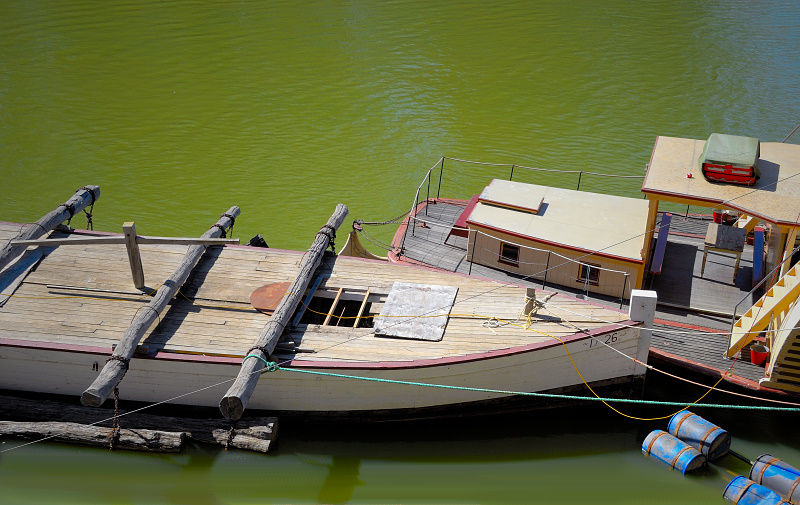Moored together