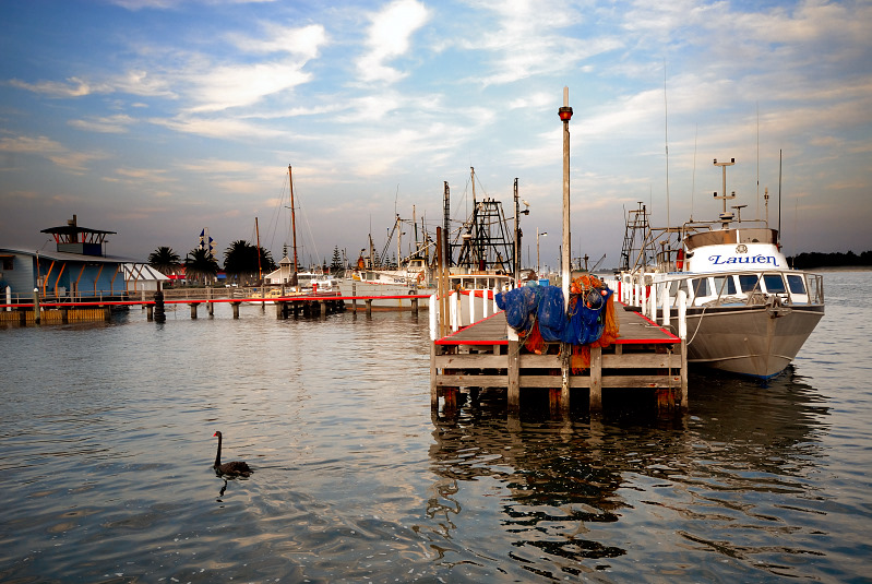 Fishing boat Wharf ~