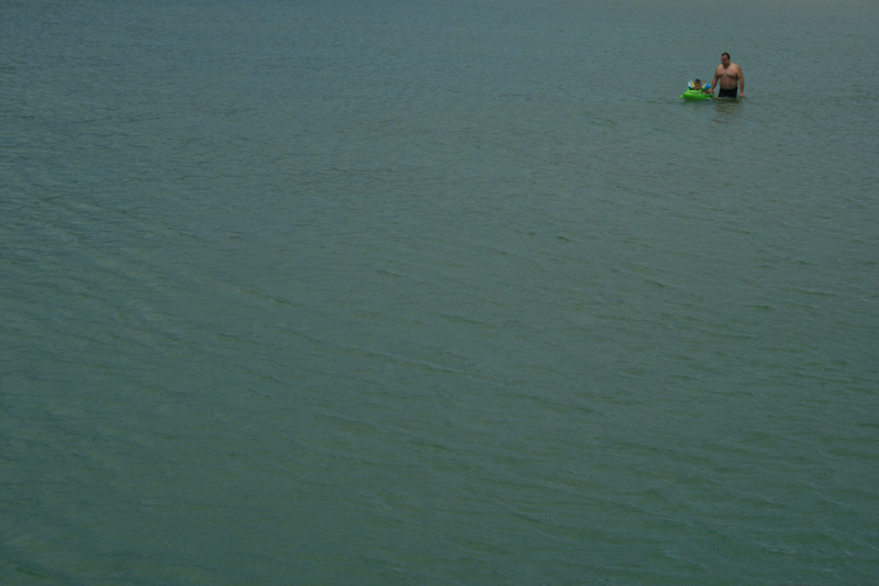 father & son, San Marino Beach, Lopar peninsula