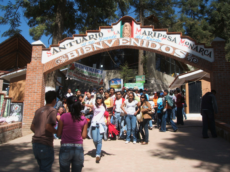 El Rosario Butterfly Sanctuary entrance