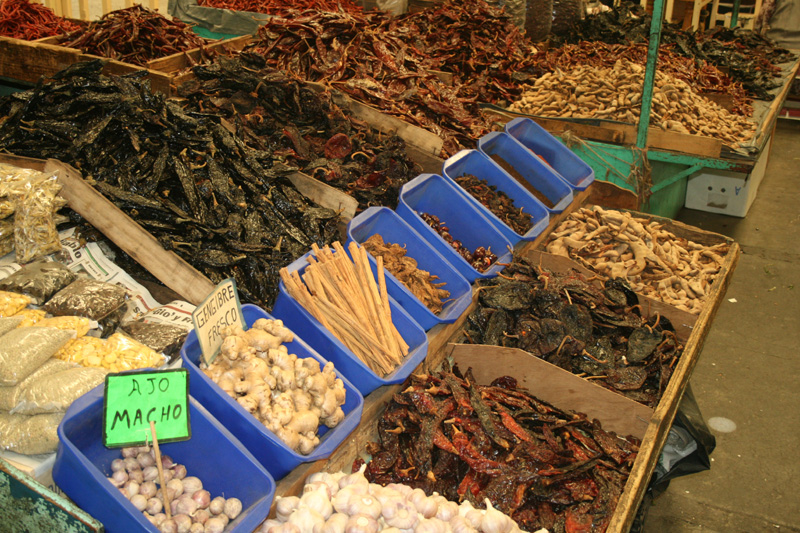 chiles, market, Morelia