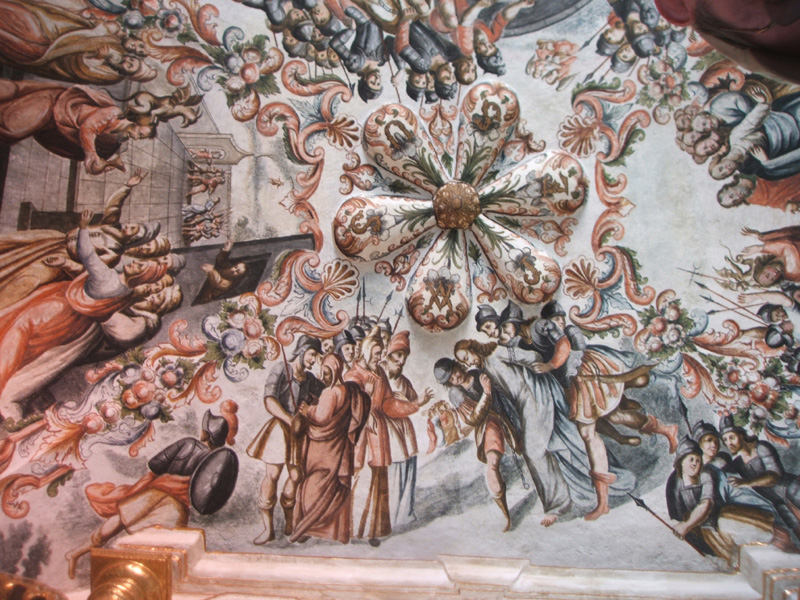 a nave ceiling, Atotonilco sanctuary