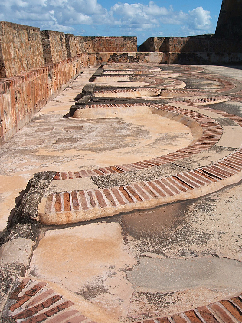 cannon emplacements, El Morro fortress