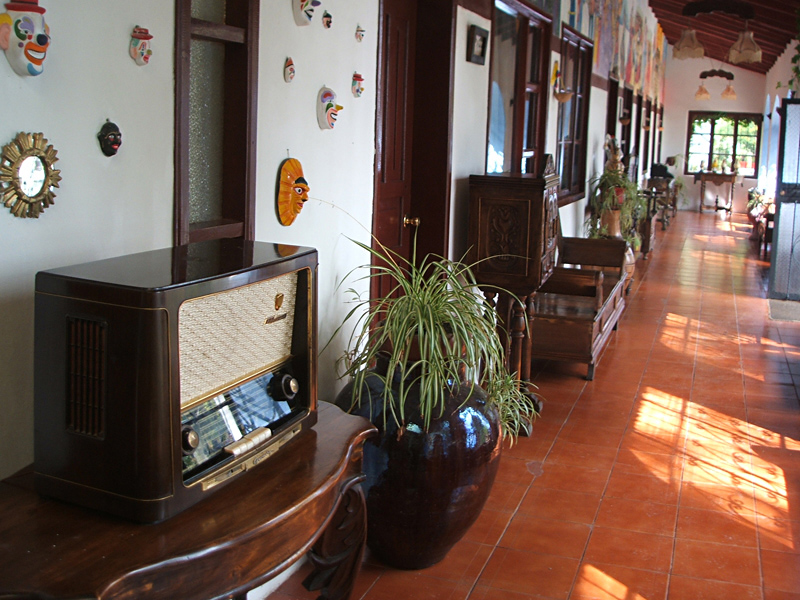 hallway from the dining room