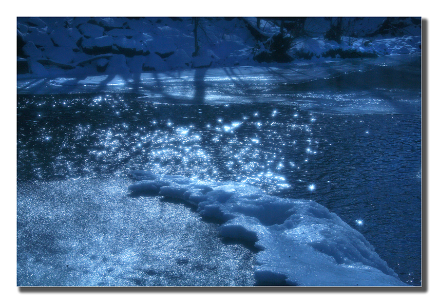 Winter stream.