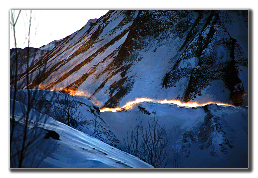 Snow glow.