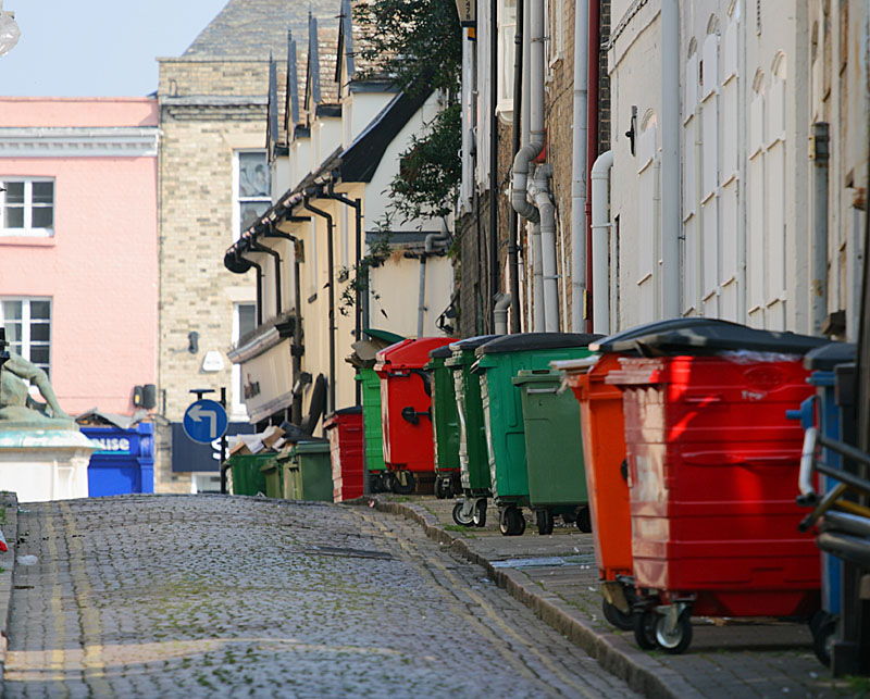 Wheelie bins