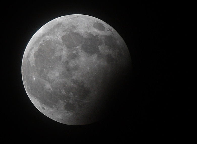 Blue Moon and Eclipse - New Years Eve 2009