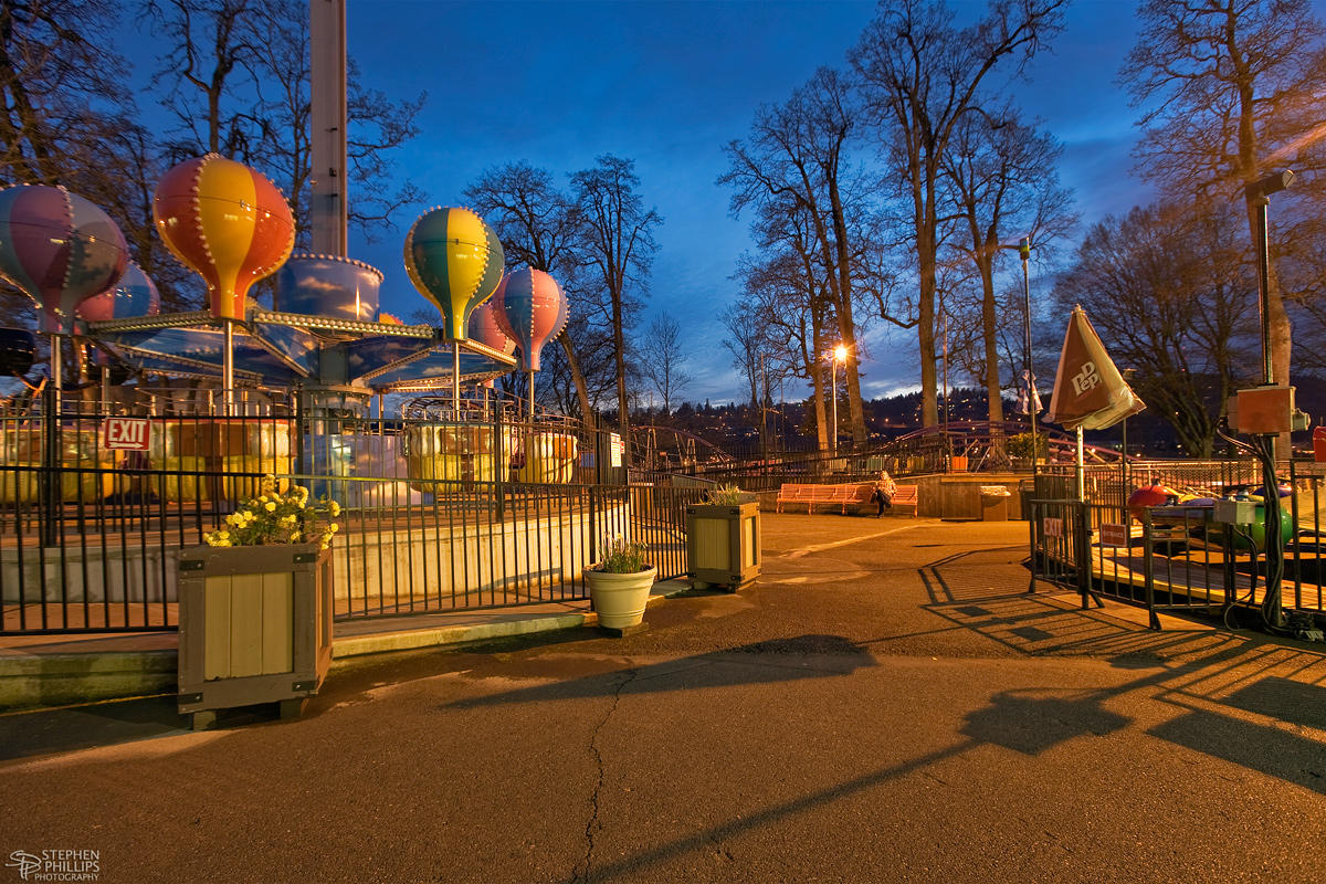 Twilight at Oaks Park