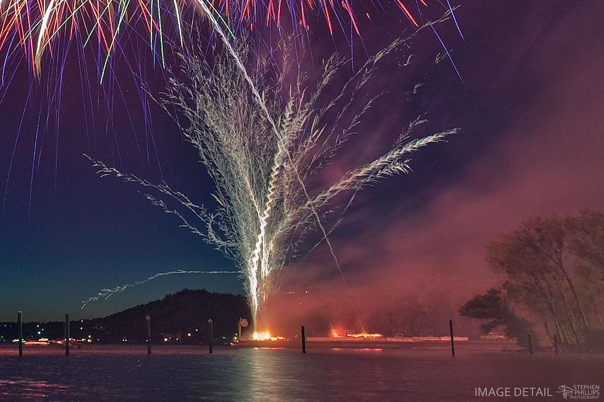 Clearlake Fireworks (DETAIL)