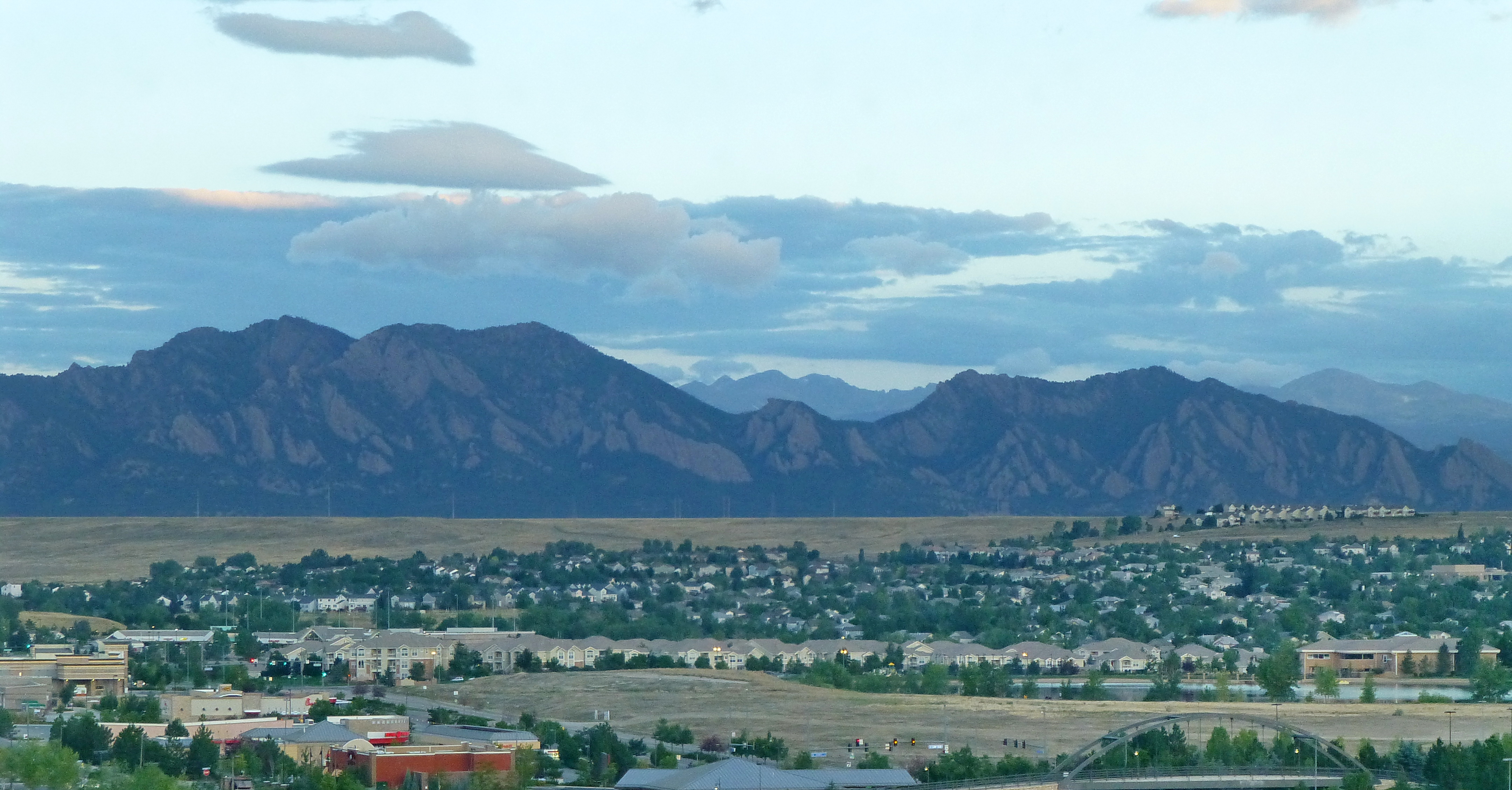 Flatiron Range from hotel window