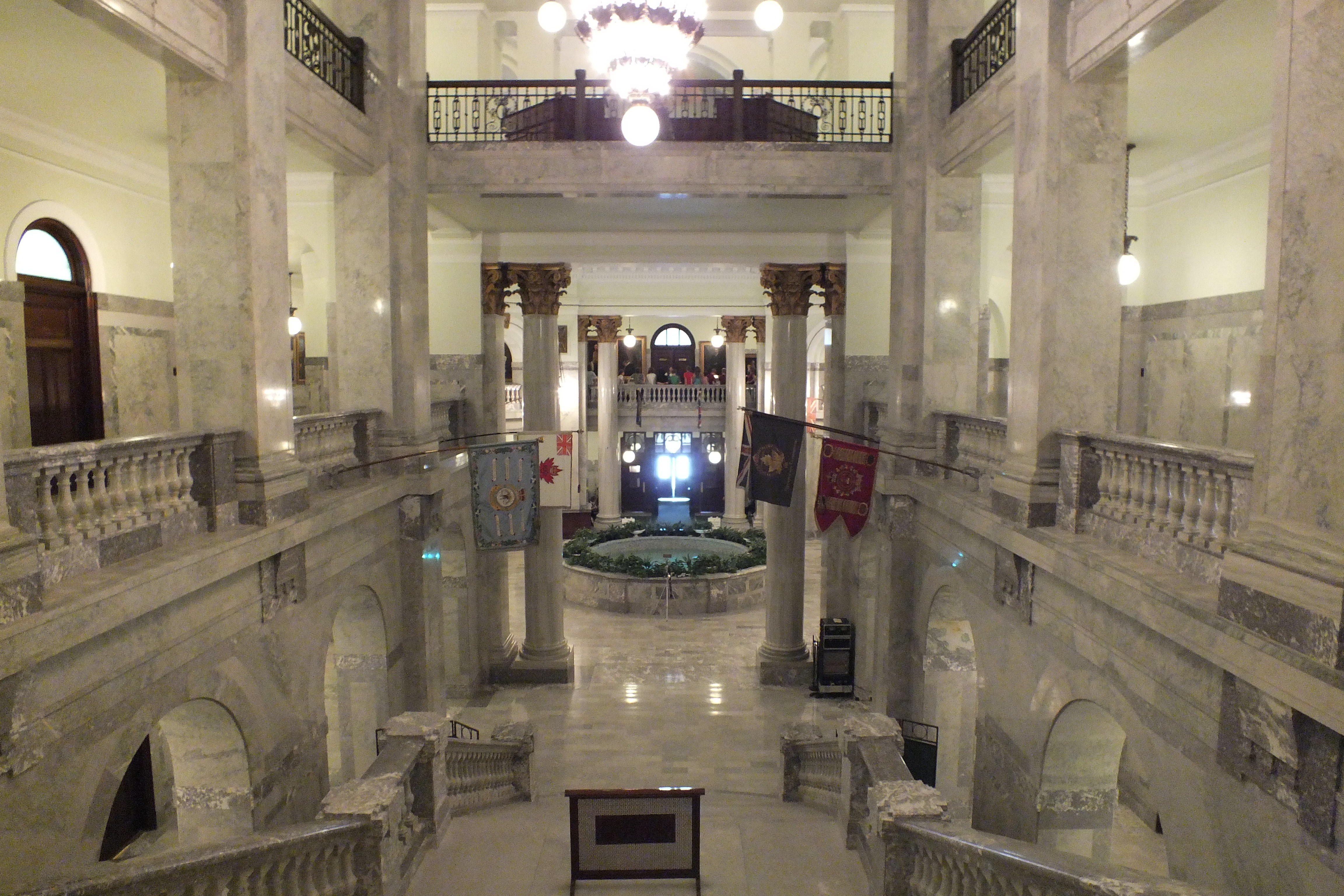 View toward entrance door
