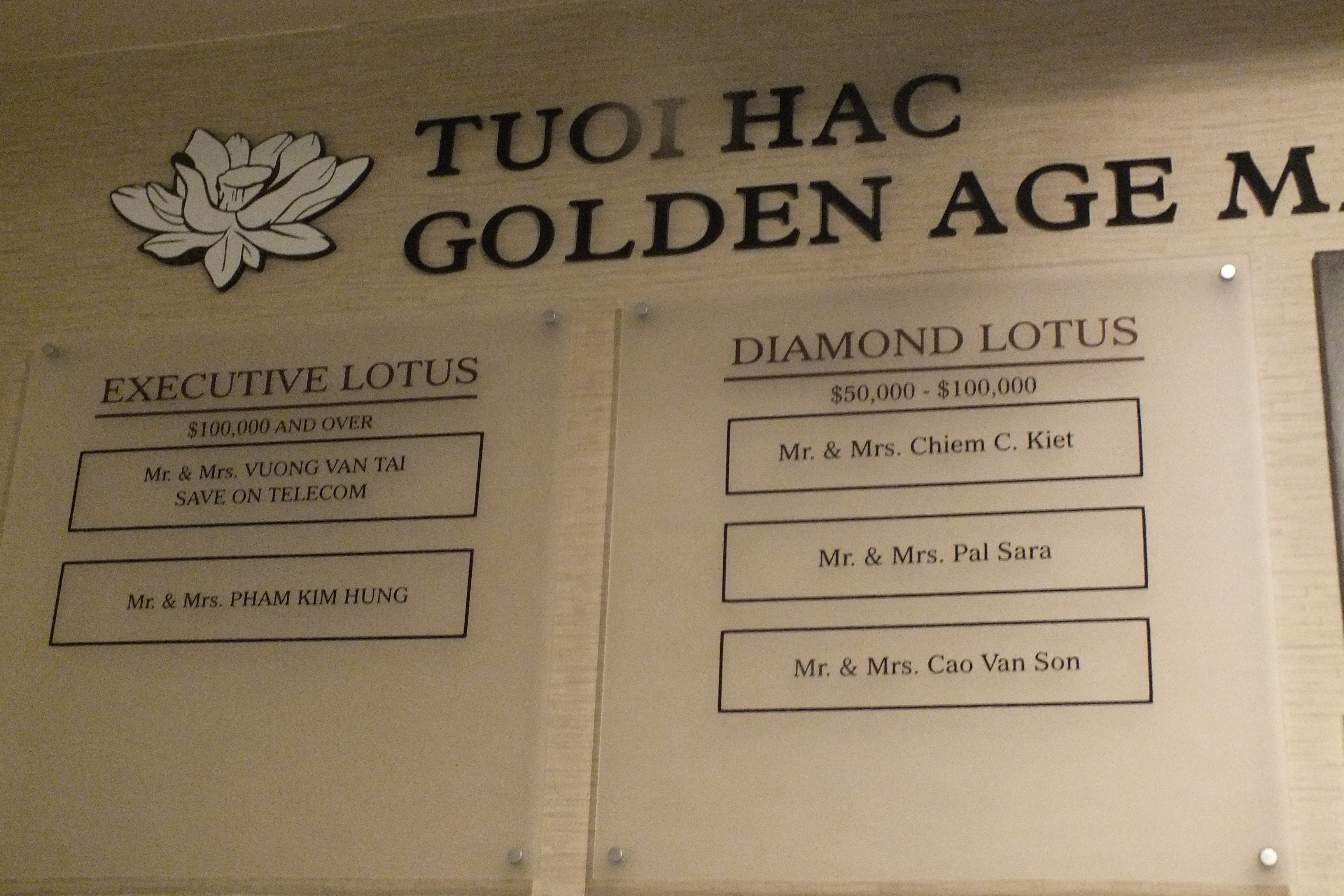 Danh sch nh hảo tm đng gp trn 50,000$