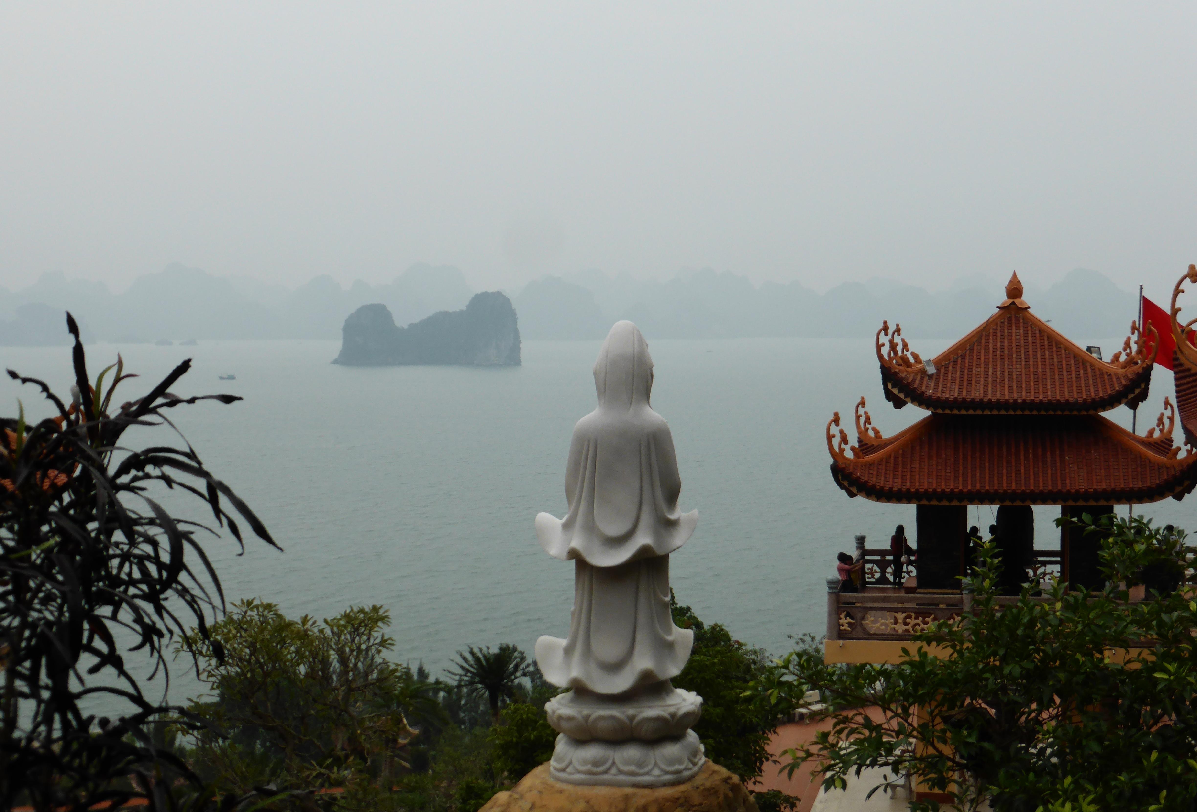 From the pagoda