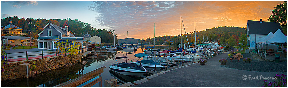 September Dawn at Sunapee Lake Harbor, NH