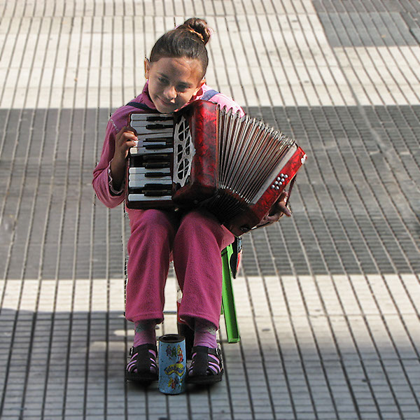 Accordion player