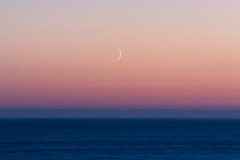 Big Beach Moonset