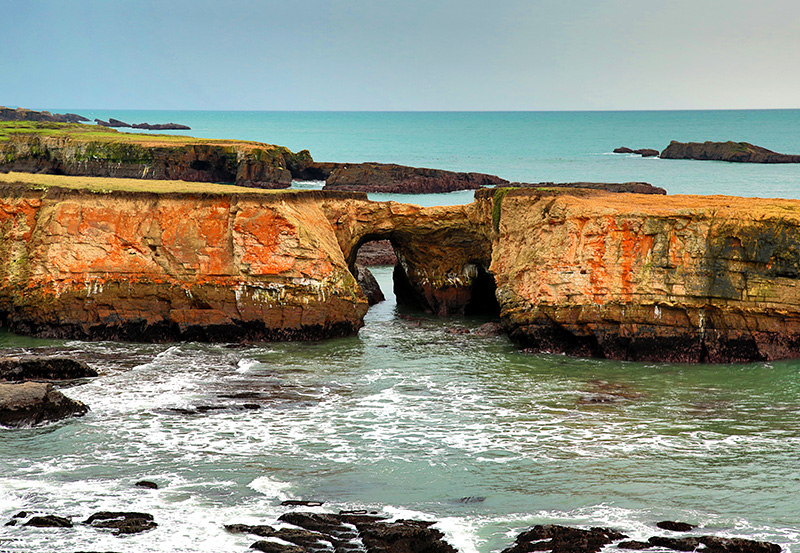Mendocino Coast sea cave 