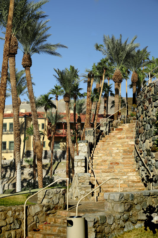 Stairs at Furnace Creek Inn