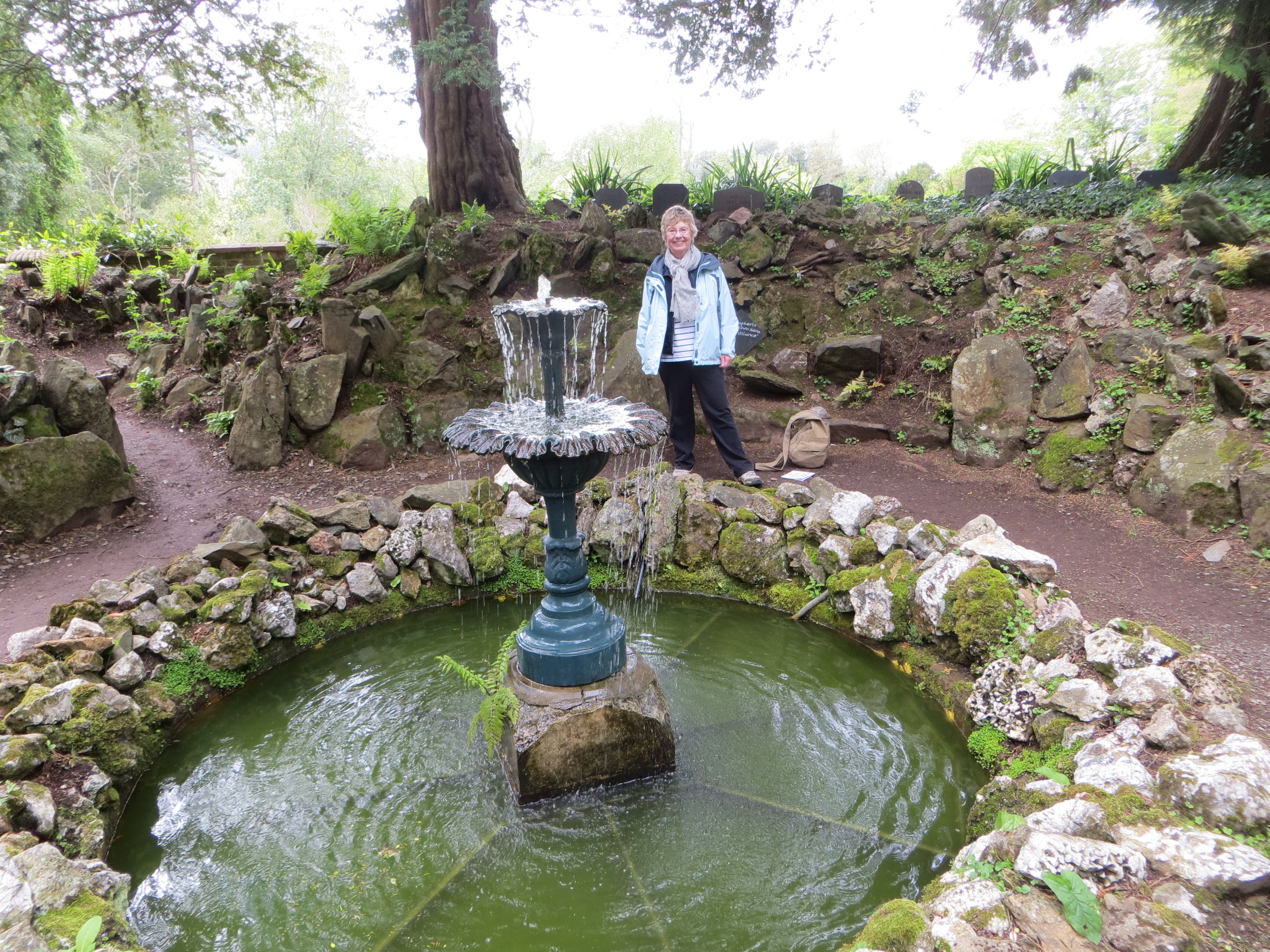 Gardens at Greenway, Agatha Christies summer home.JPG