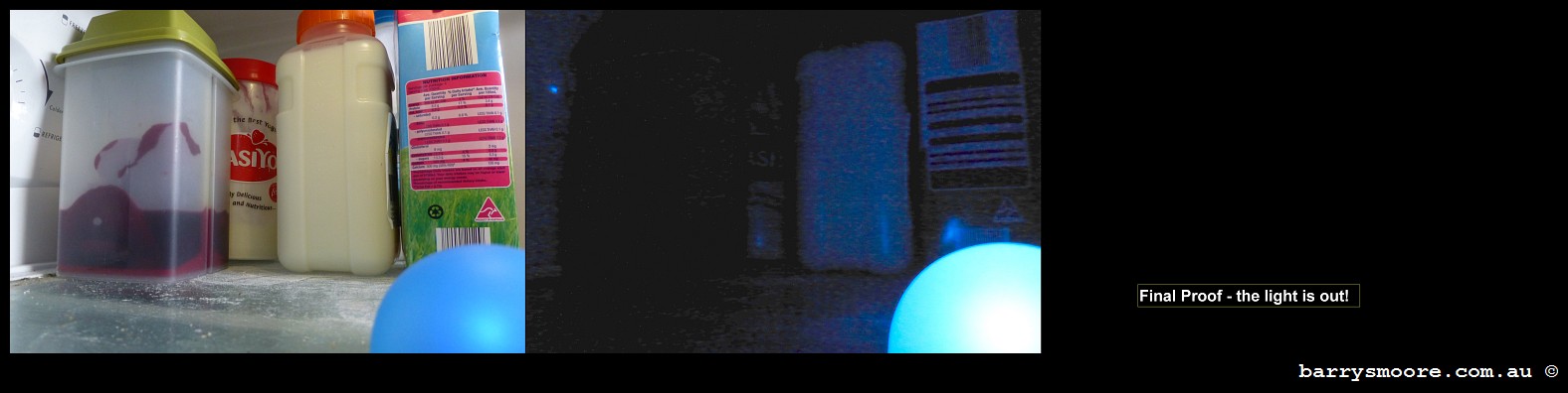 Is the Light out when the Fridge Doors closes?