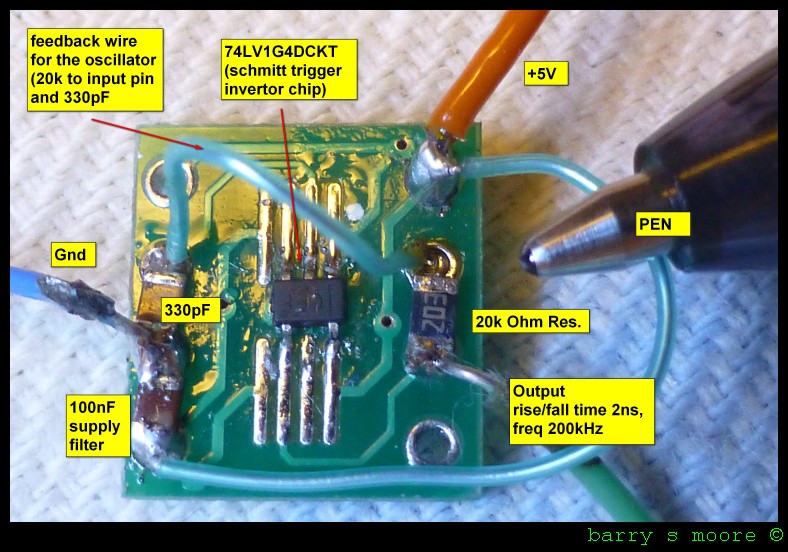 200kHz oscillator