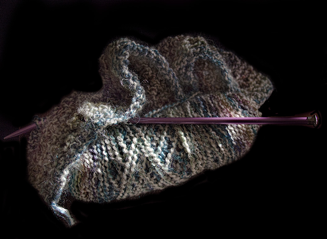 Birth of a shawl.