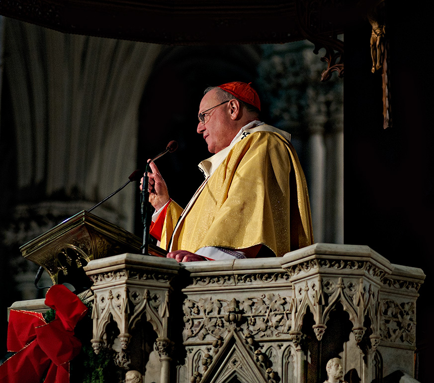 Cardinal Dolan - Midnight Mass 2013 - St. Patricks Cathedral #4
