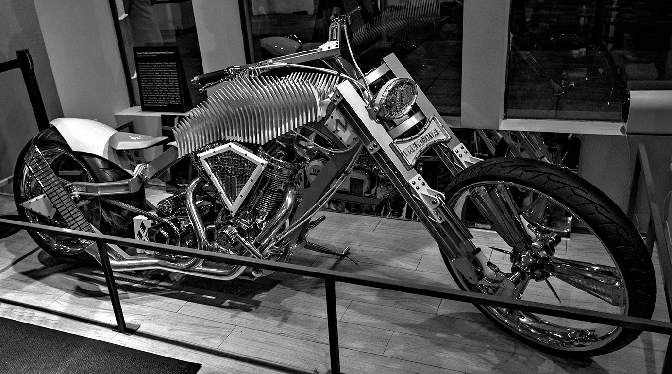 9/11 Memorial Chopper - See color version below.