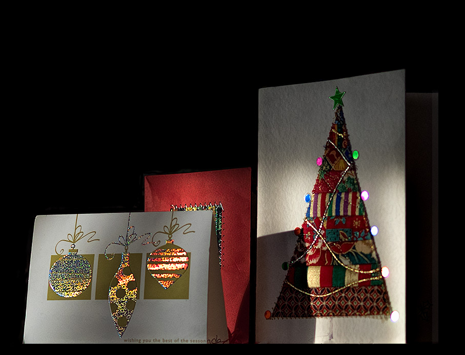 Sunlight on Christmas Cards