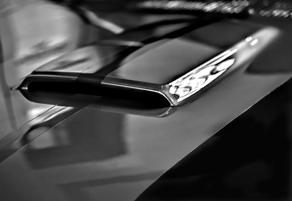 Hood of a 1966  Shelby GT350H