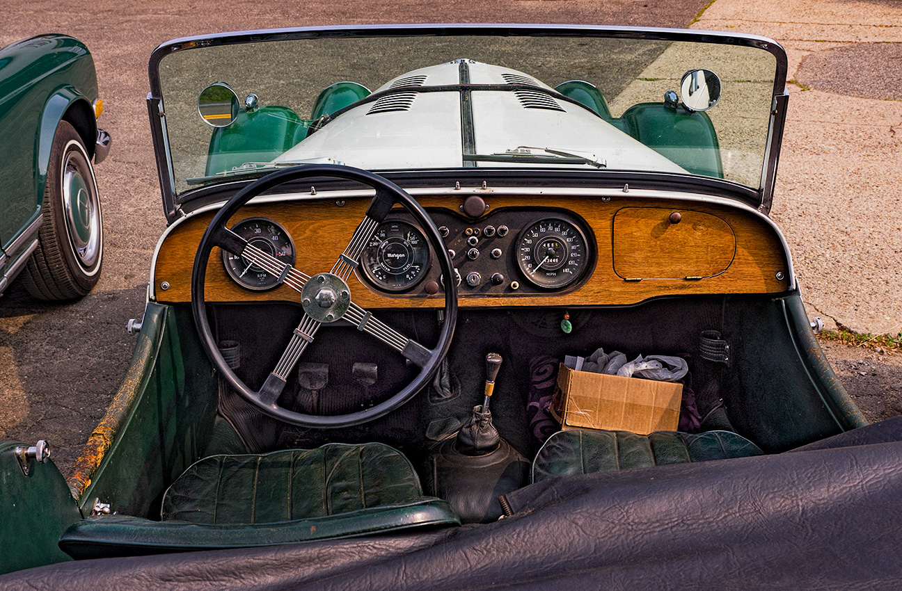 Morgan - In the drivers seat