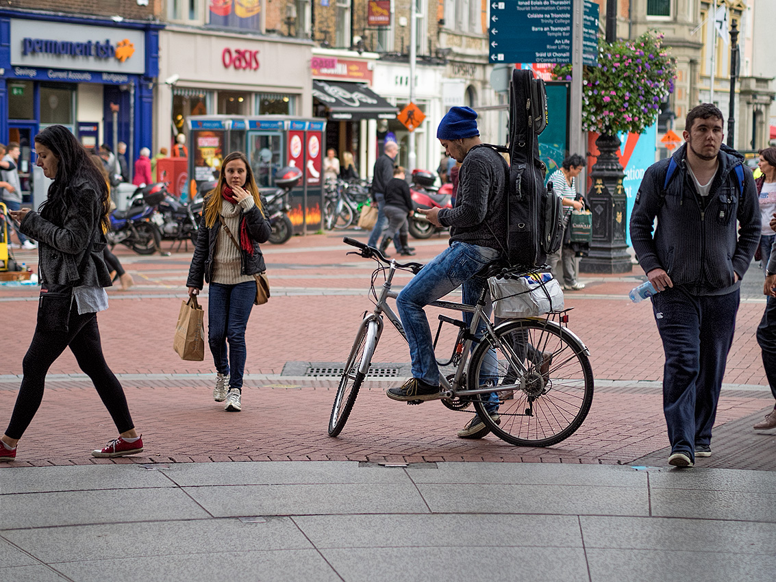 In front of Stephens Green shopping Centre