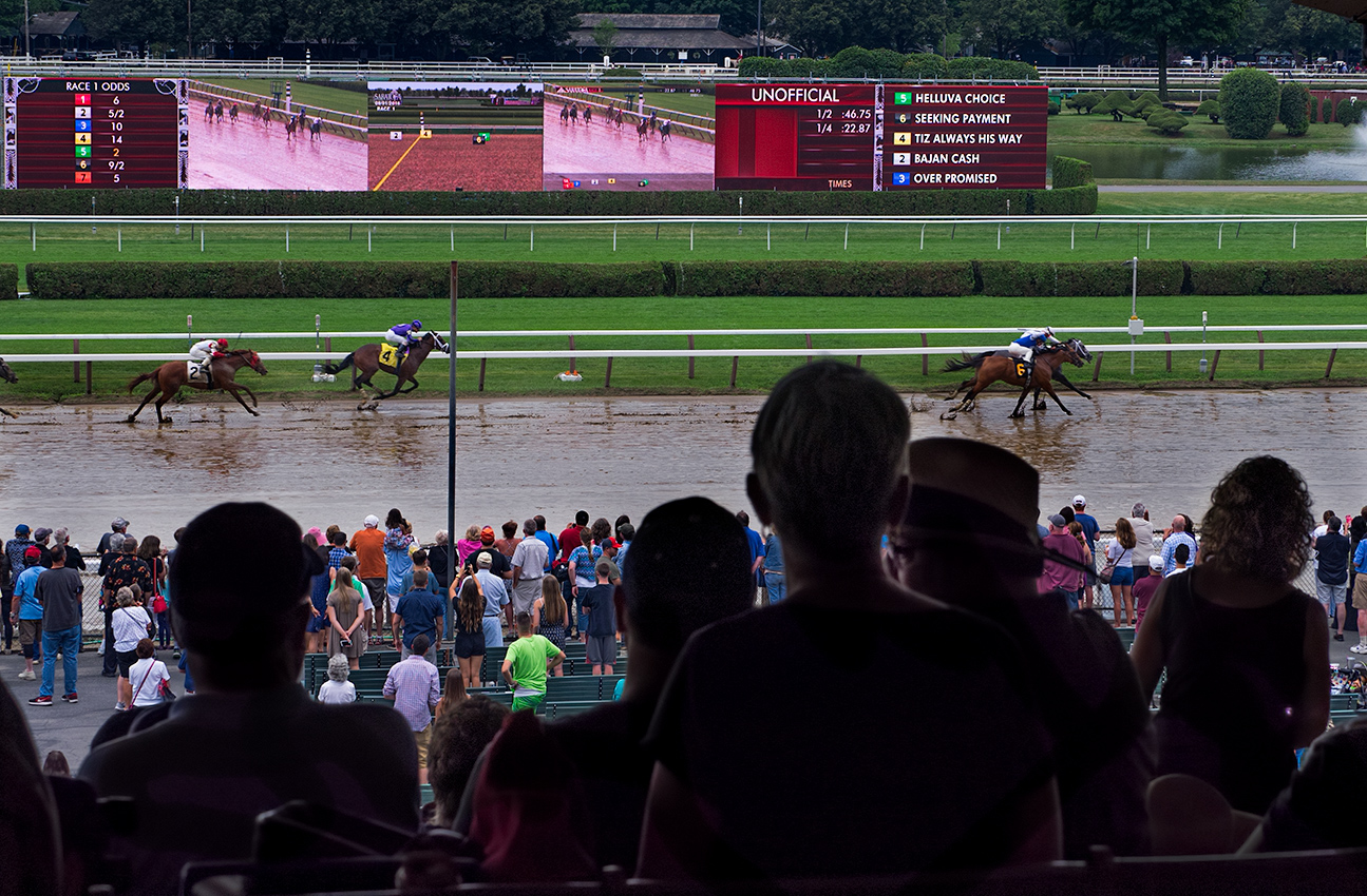 At the horse races