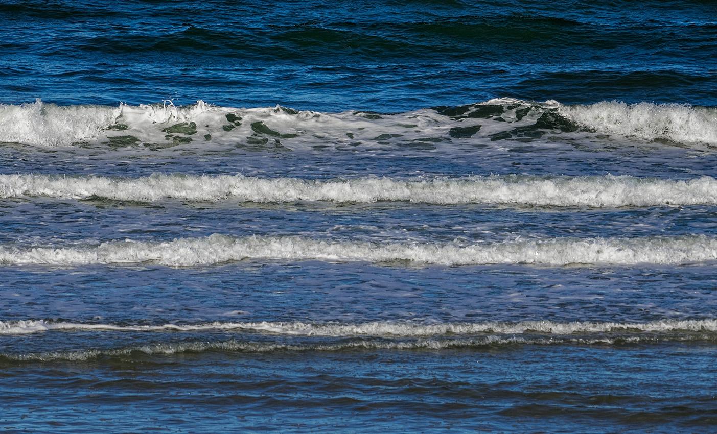 Waves of blue