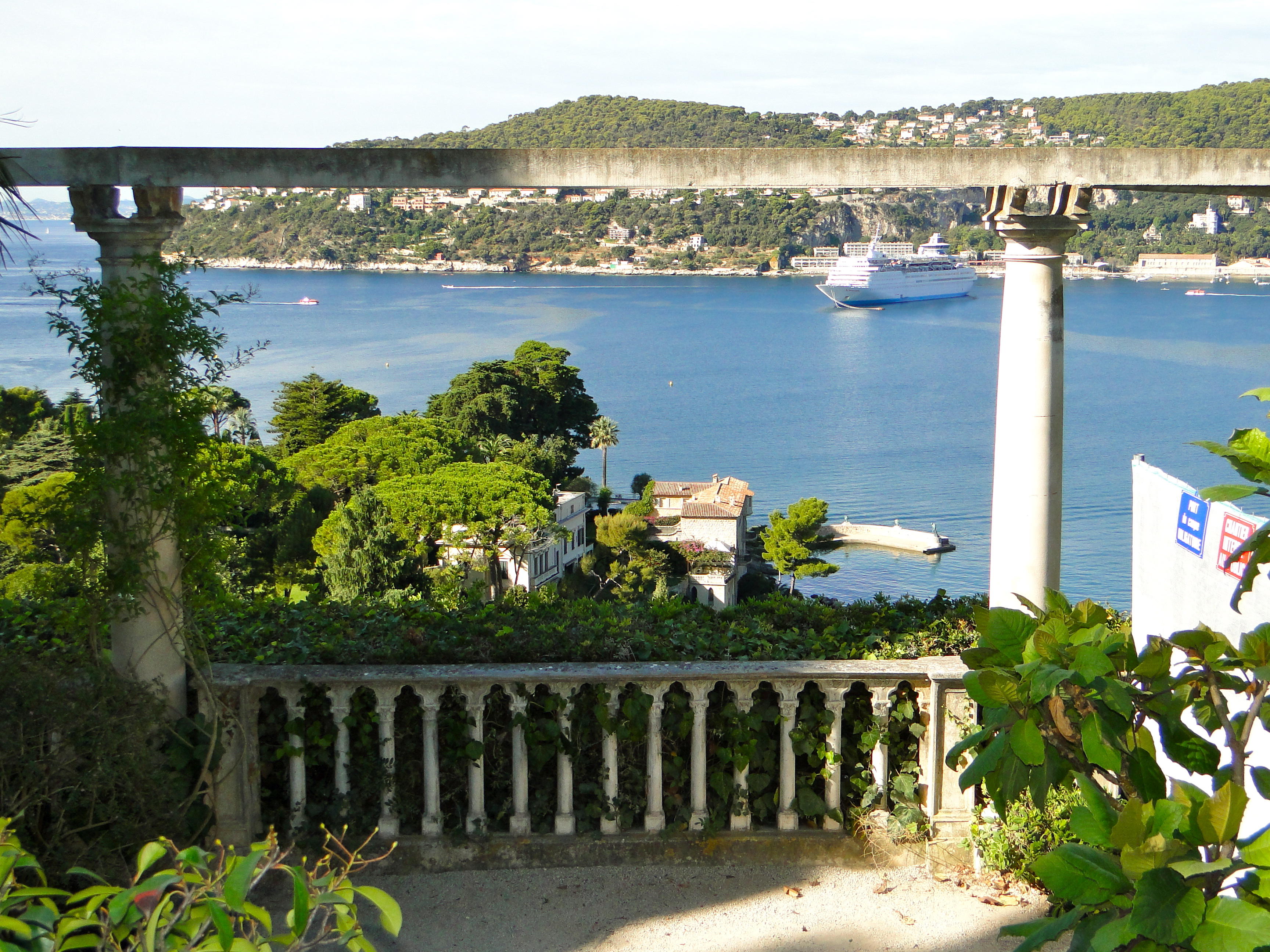 View from the gardens
