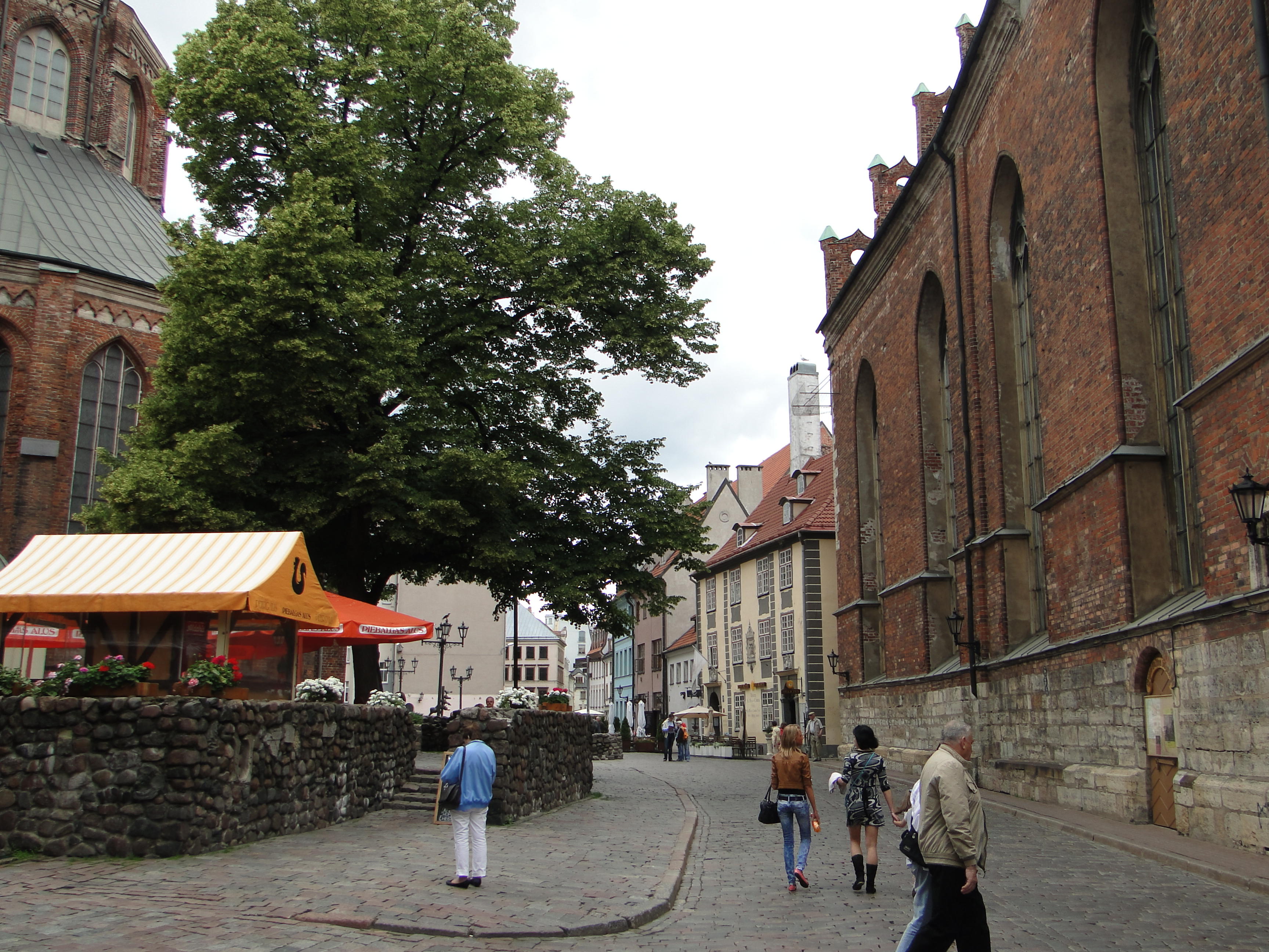 Between St. Peters Church and St. Johns Church