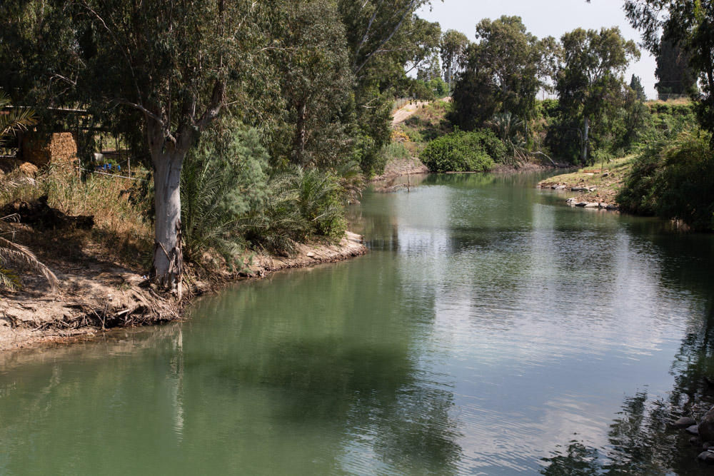 Jordan where Jesus was baptised