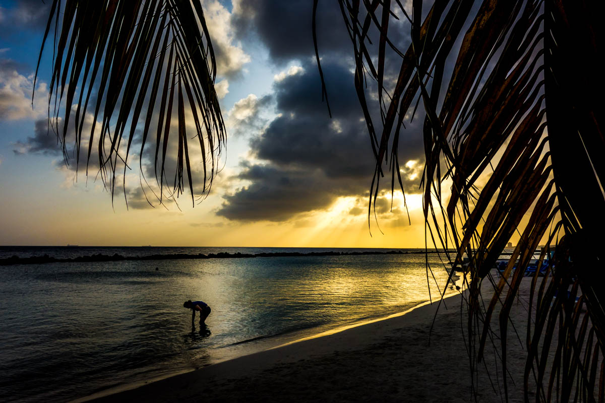 sunset at sunscape Curacao