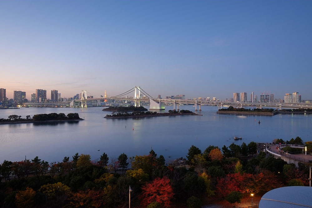 Tokyo bay from Daiba, Tokyo (evening)