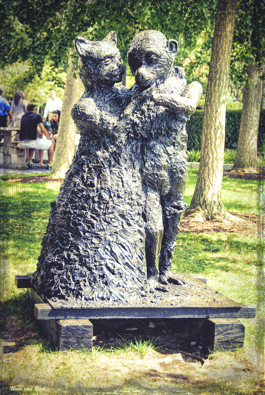 Ape & Cat (At the Dance) by Jim Dine, Wagner Park, Battery Park, NYC