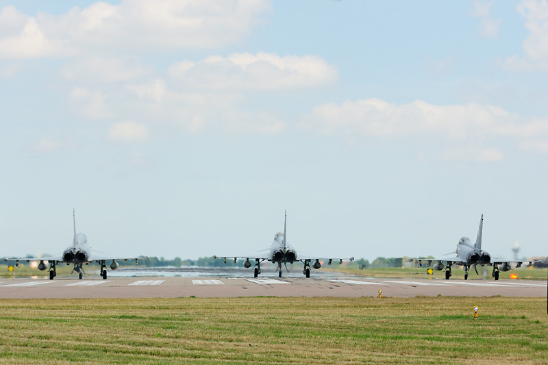 Engelse Eurofighter Typhoons