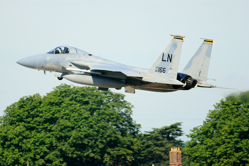 Low Approach F-15C Eagle 