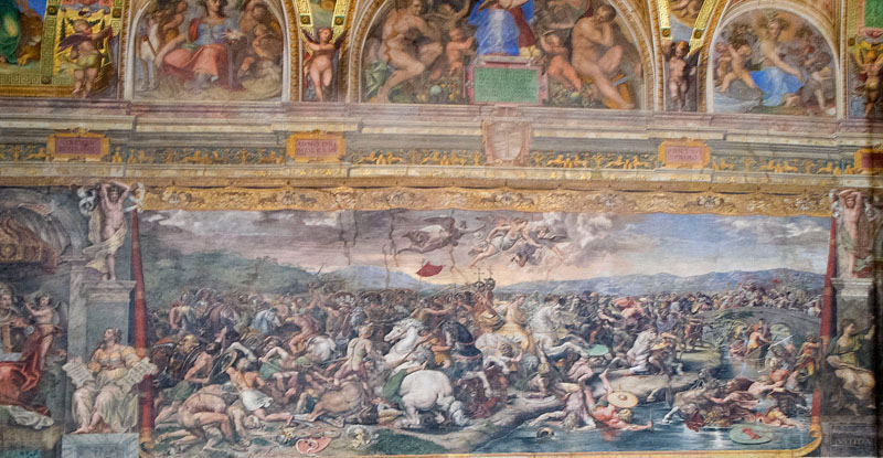 The Battle of the Milvian Bridge - Giulio Romano