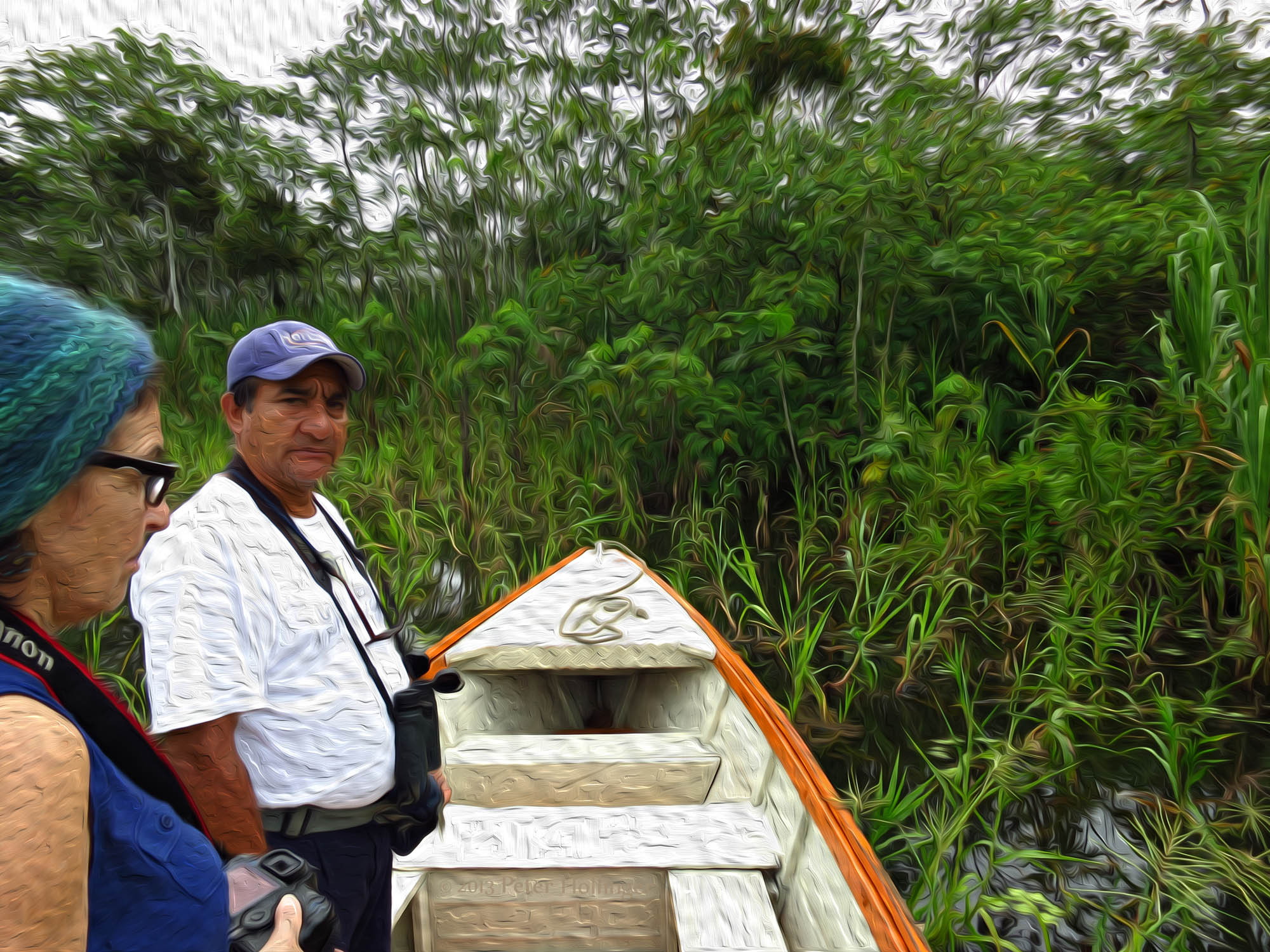 Donna and Ricardo in the Amazon 