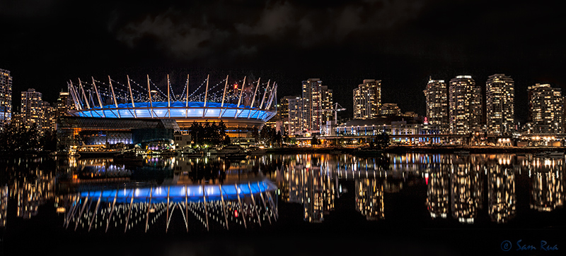BC Place, Rogers Arena, False Creek