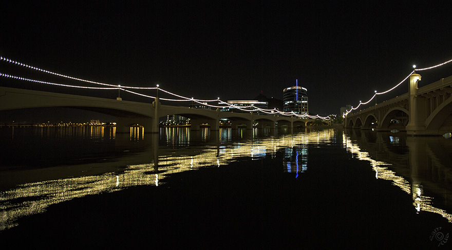 Tempe Lake, Mill Ave Bridges