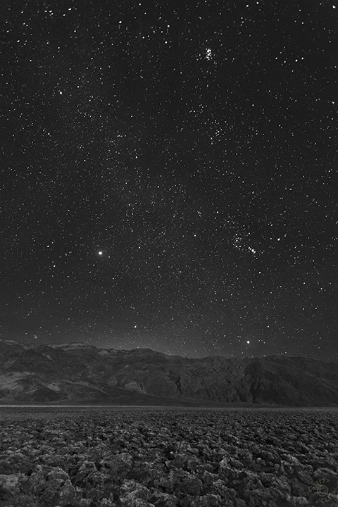 Devils Golf Course Starry Sky