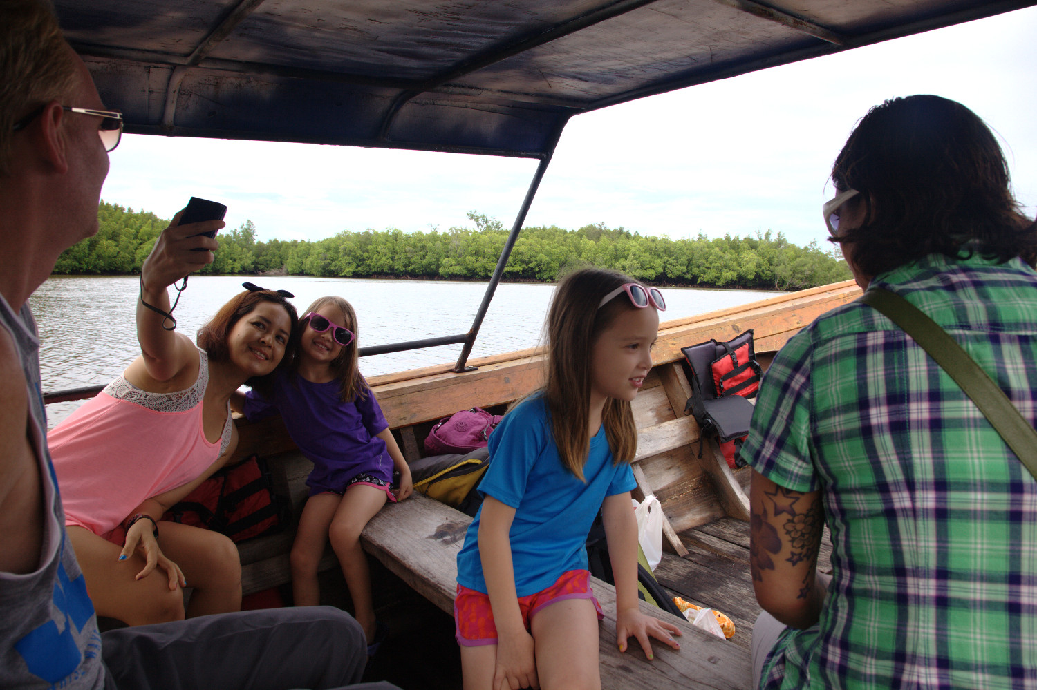 On our way to Koh Muk by longtail boat