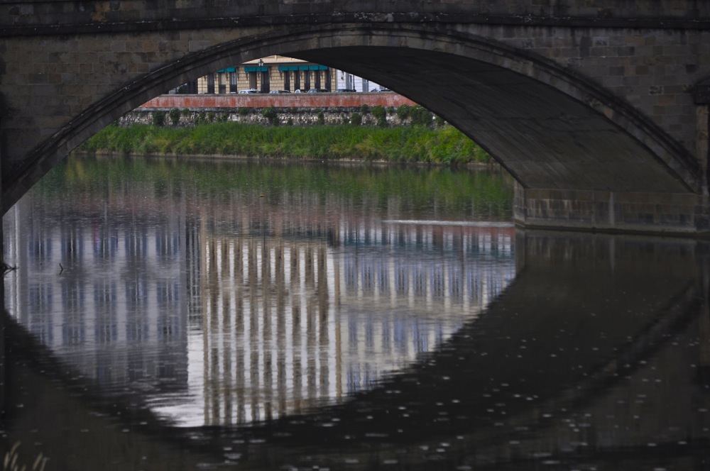 Reflections Under a Bridge